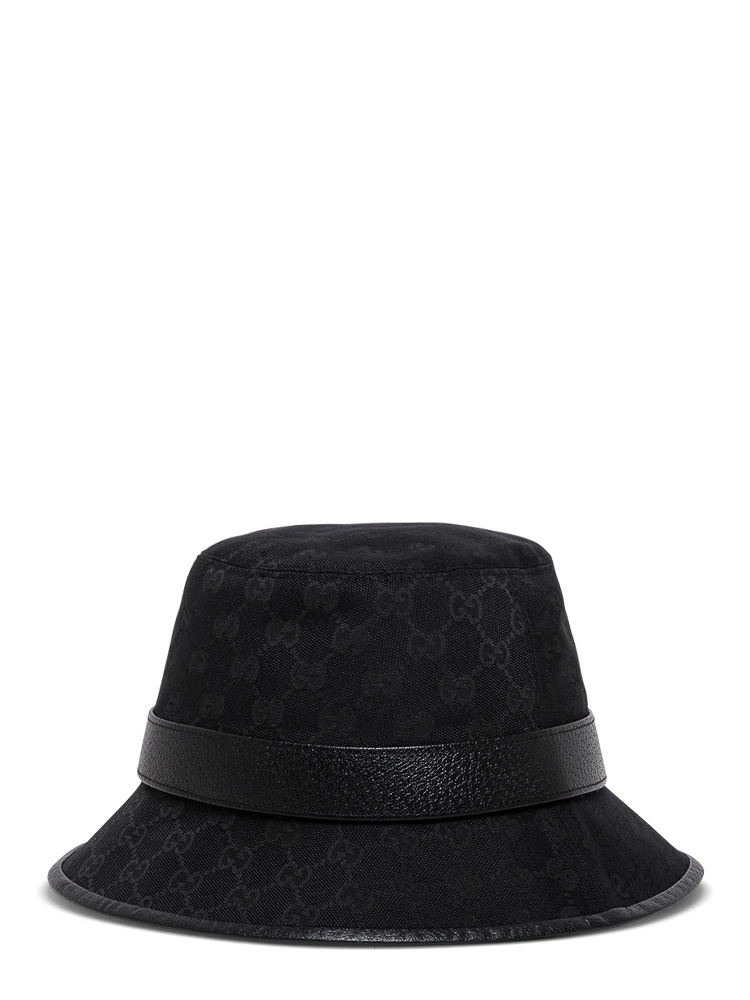 Gucci Mans GG Fabric Black Cloche Hat alternative