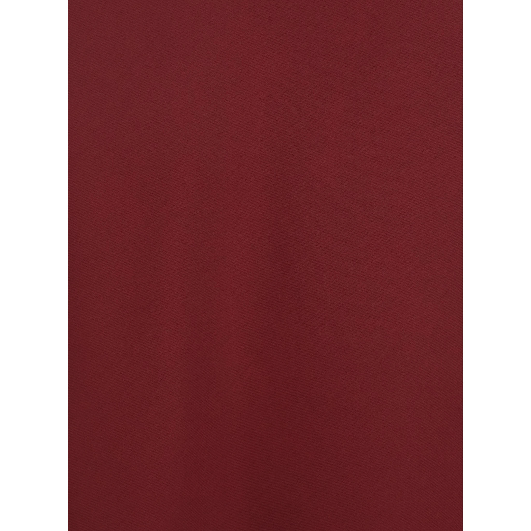 Bordeaux Long Skirt  with Volant Detail at the End in Satin Woman