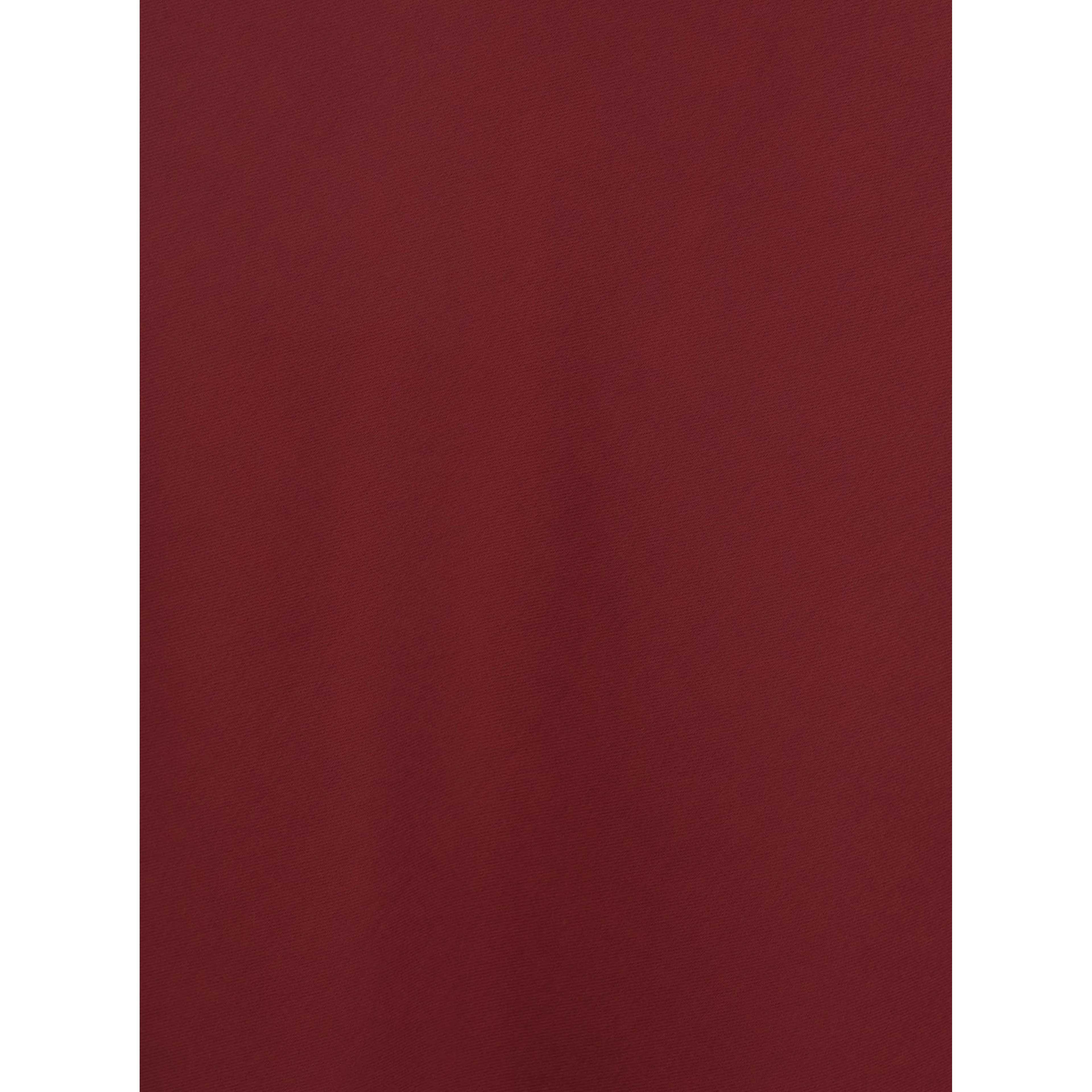 Bordeaux Long Skirt  with Volant Detail at the End in Satin Woman