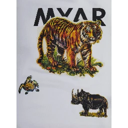 White Sweatshirt with Logo Print on Front and Rear in Cotton Boy