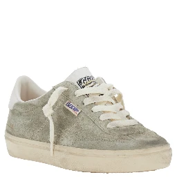 Soul-Star Grey Low Top Sneakers with Logo Patch on the Tongue and Metallic Heel Tab in Suede Woman