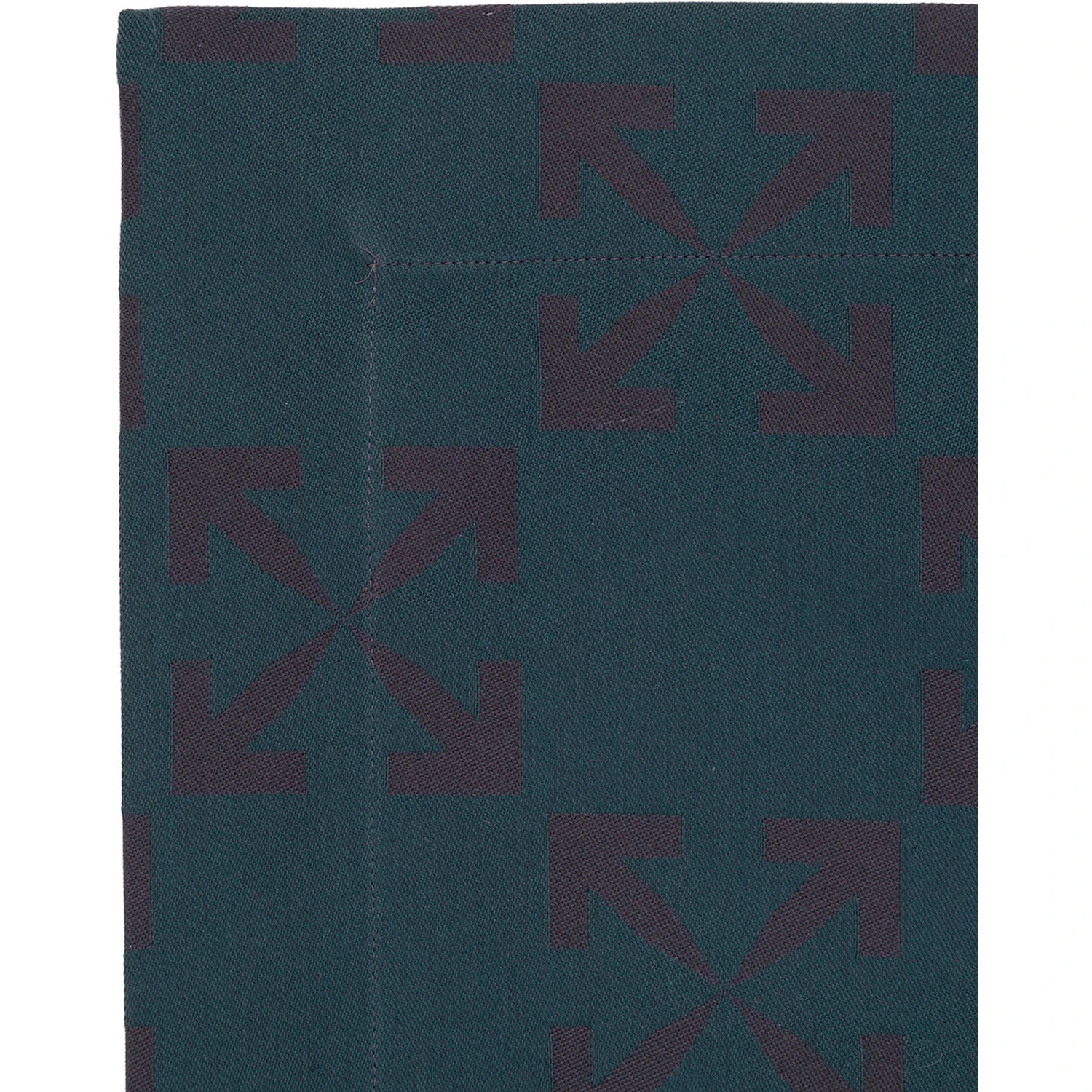 Set of Four Napkins with Arrow Logo jacquard  Off White Home Arrow