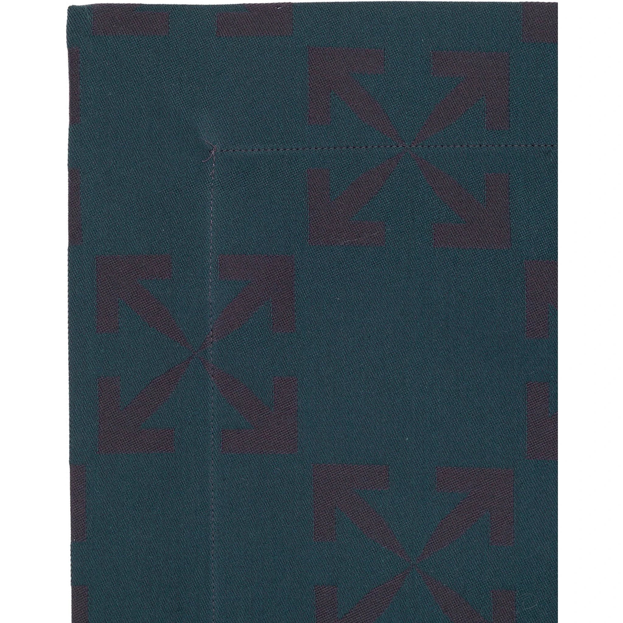 Set of Four Napkins with Arrow Logo jacquard  Off White Home Arrow