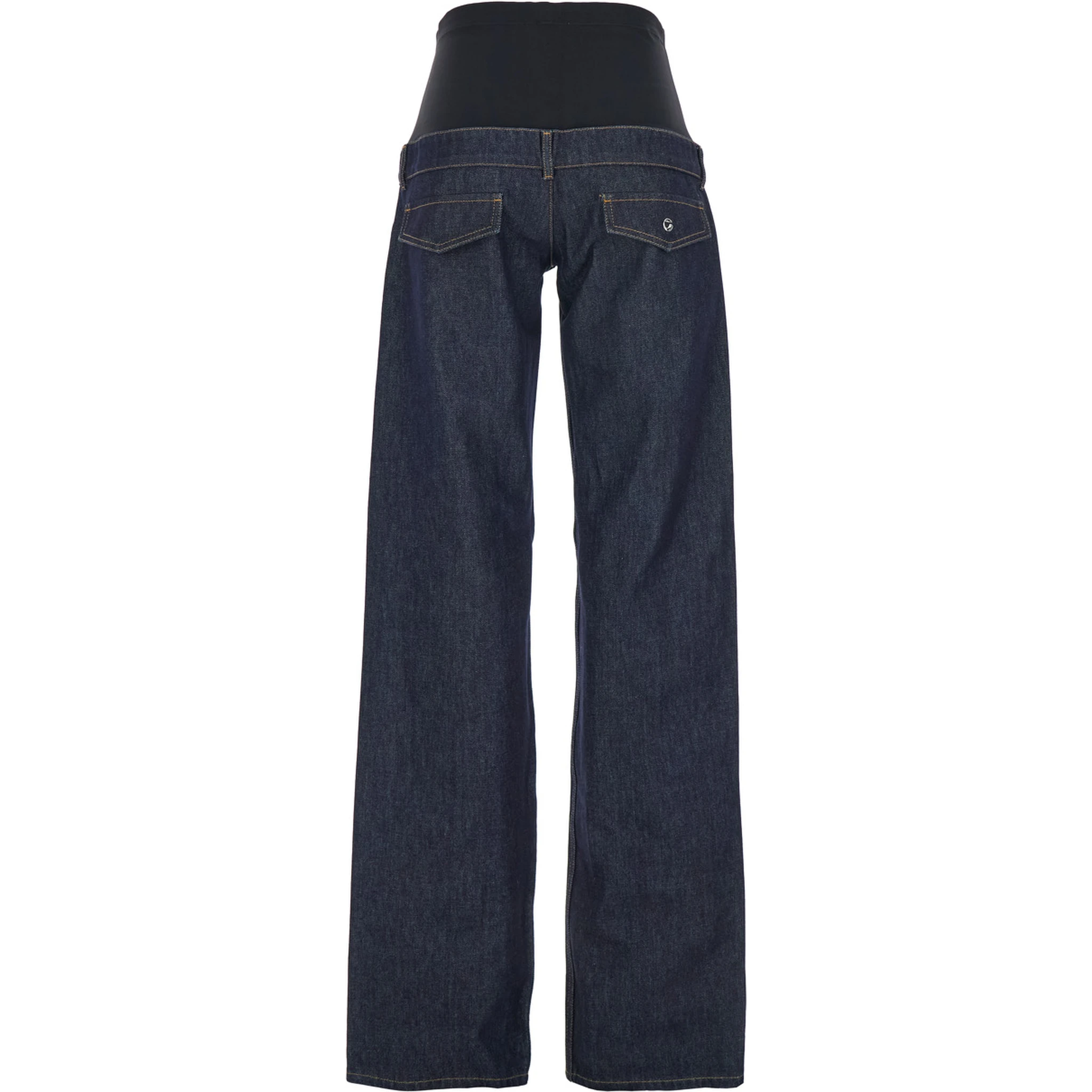 Blue Jeans with Stretch Waist in Denim Woman