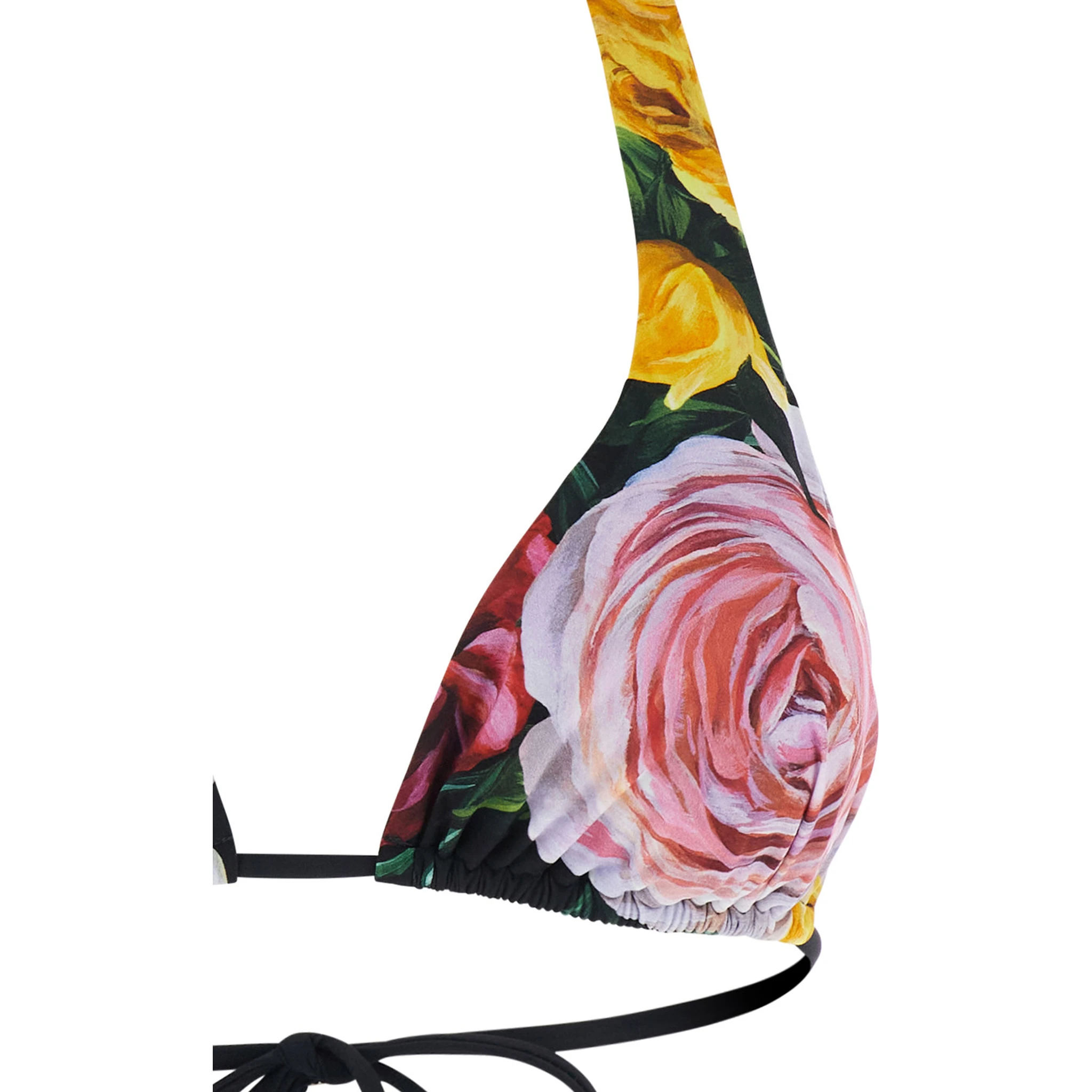 بيكيني بيونيا متعدد الألوان بنقشة زهور كاملة من قماش تقني للنساء