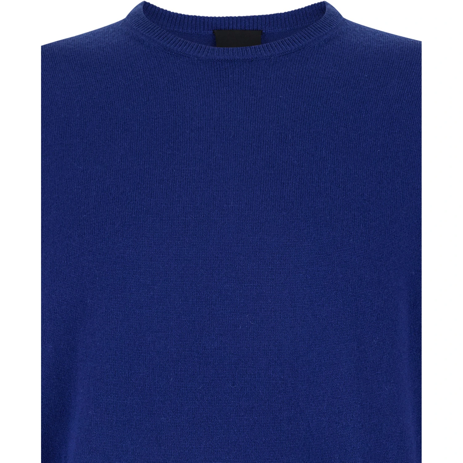 Blue Crewneck Long Sleeve Sweater in Cashmere Man