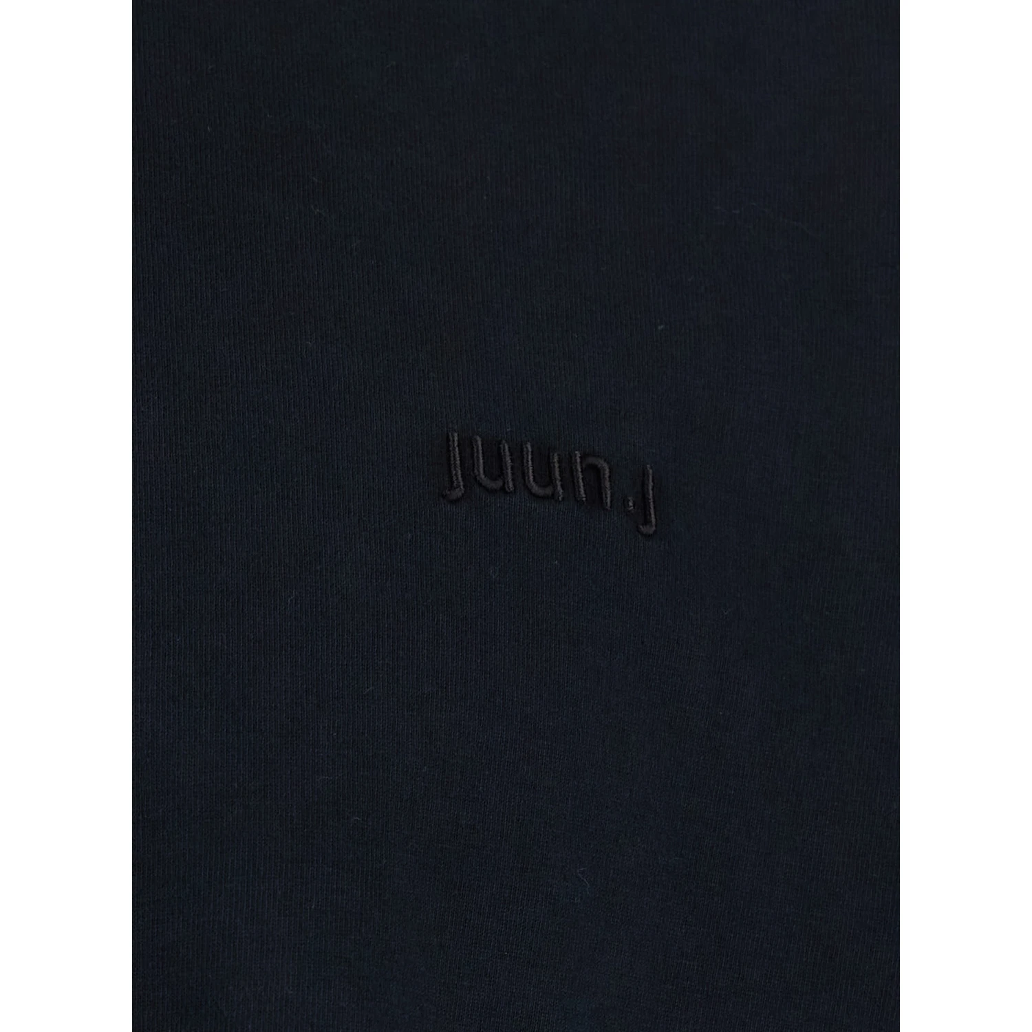 Blue T-Shirt with Logo Embroidered on the Front and Print on the Back in Cotton Man