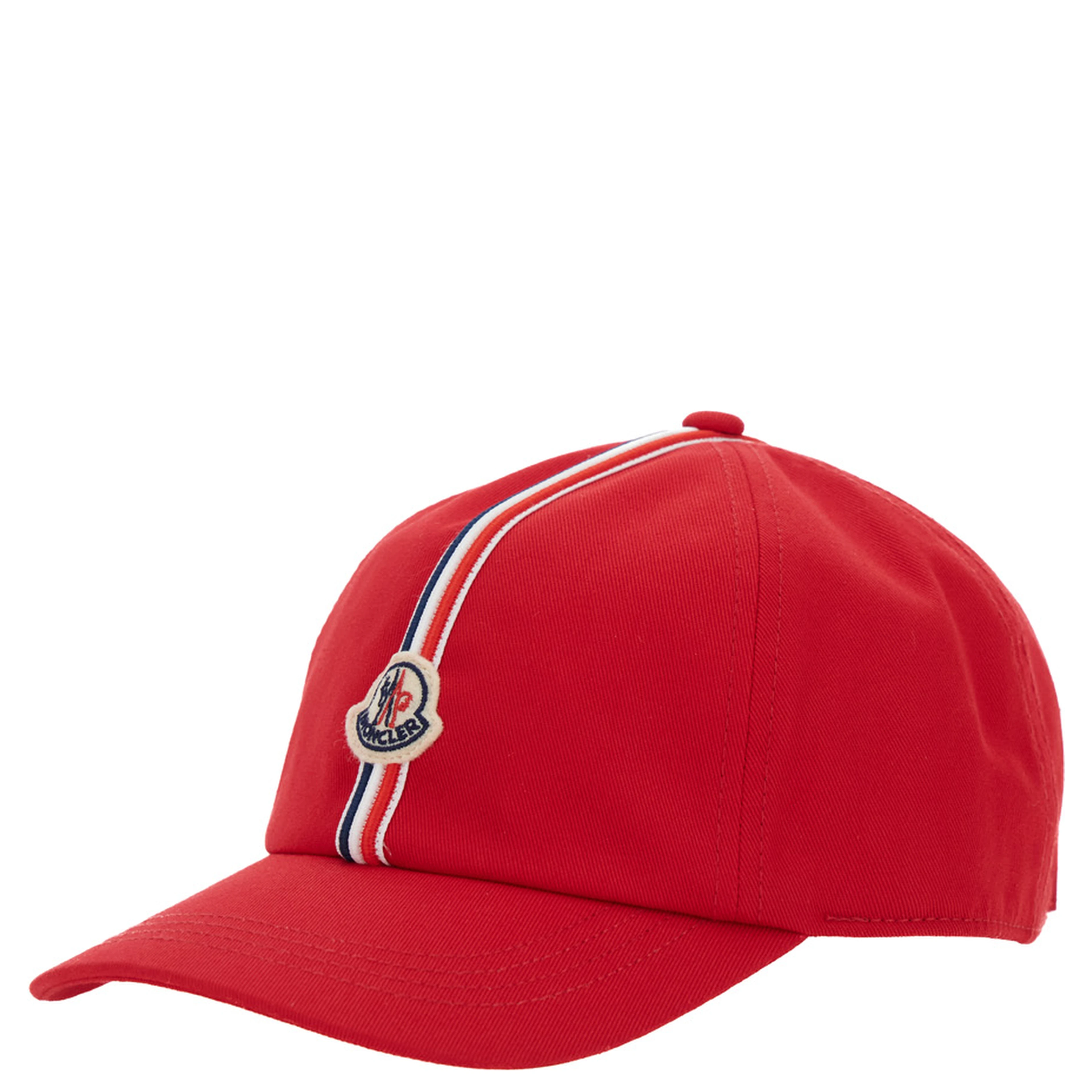 Red Baseball Hat with Logo Patch on the Front in Cotton Boy