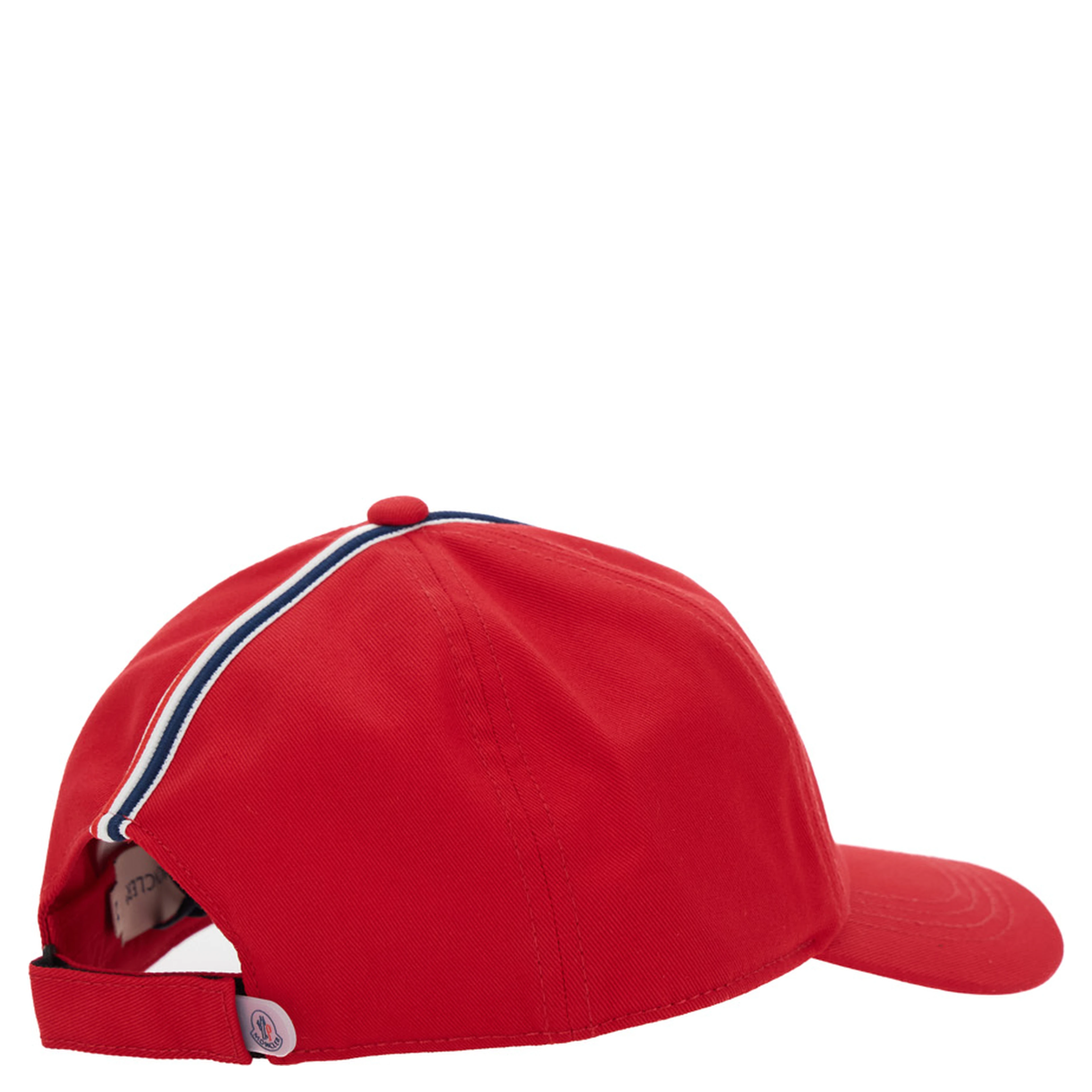 Red Baseball Hat with Logo Patch on the Front in Cotton Boy