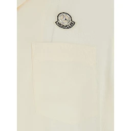 Multicolor Shirt with Classic Collar and Logo Motif with Automobile Print on the Back in Viscose Man