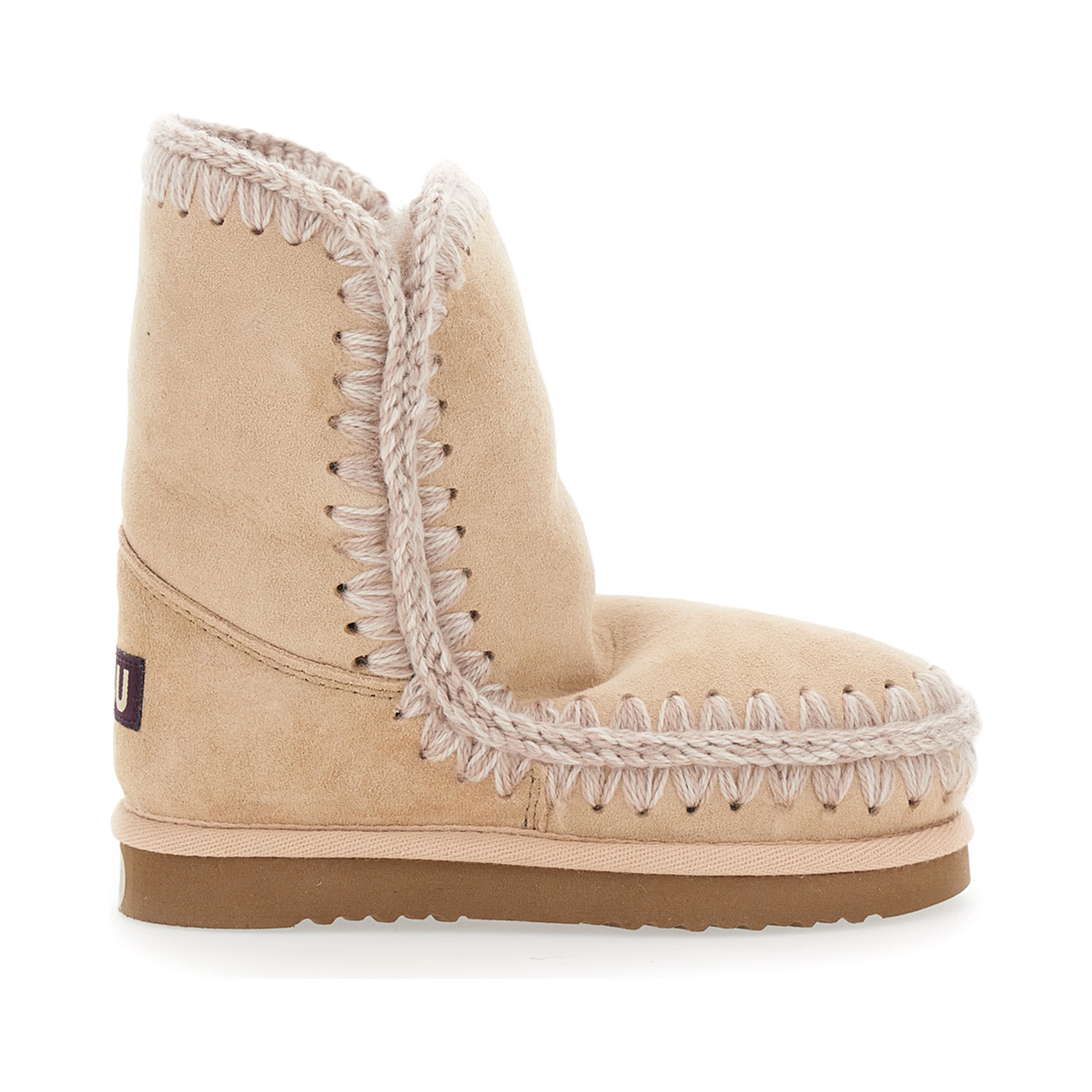 Eskino Pink Ankle Boots in Patent Suede Girl