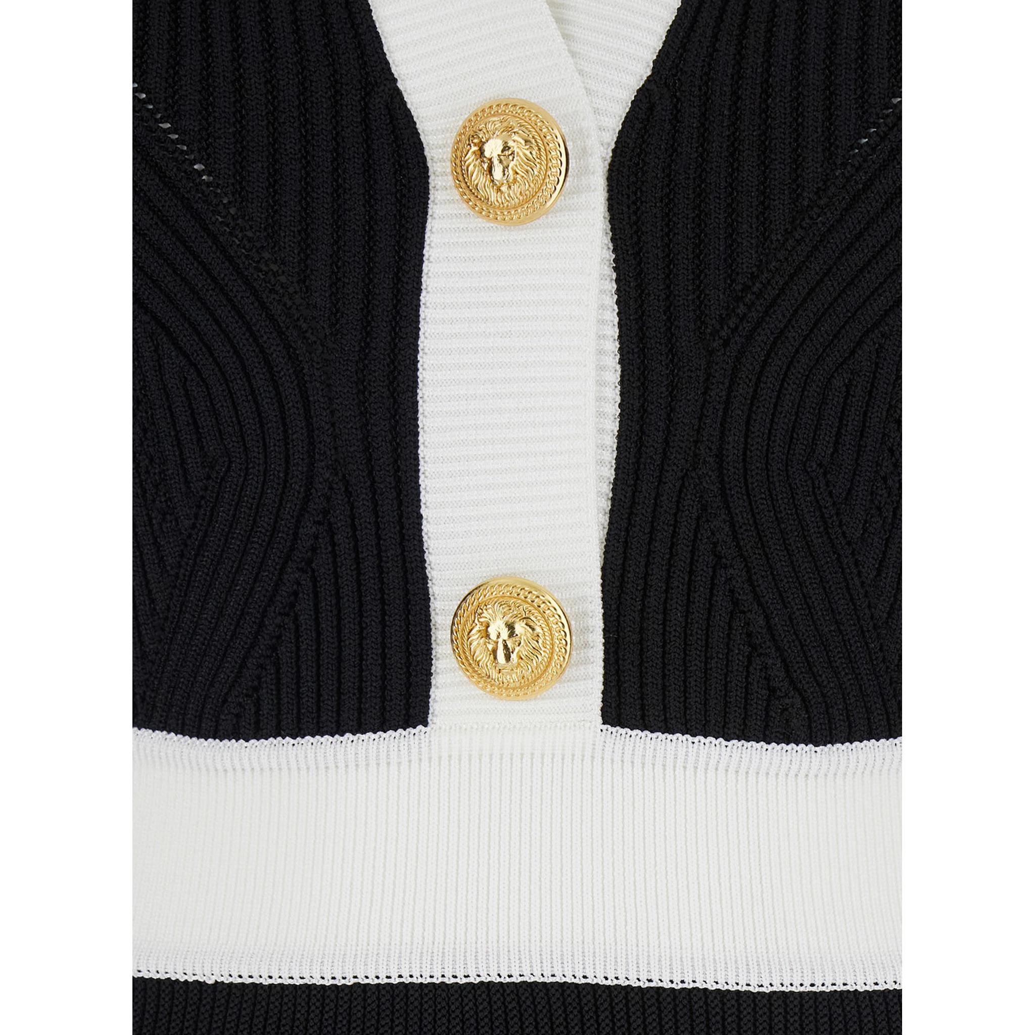 Black Dress with V Neck and Flared Skirt in Viscose Blend Woman