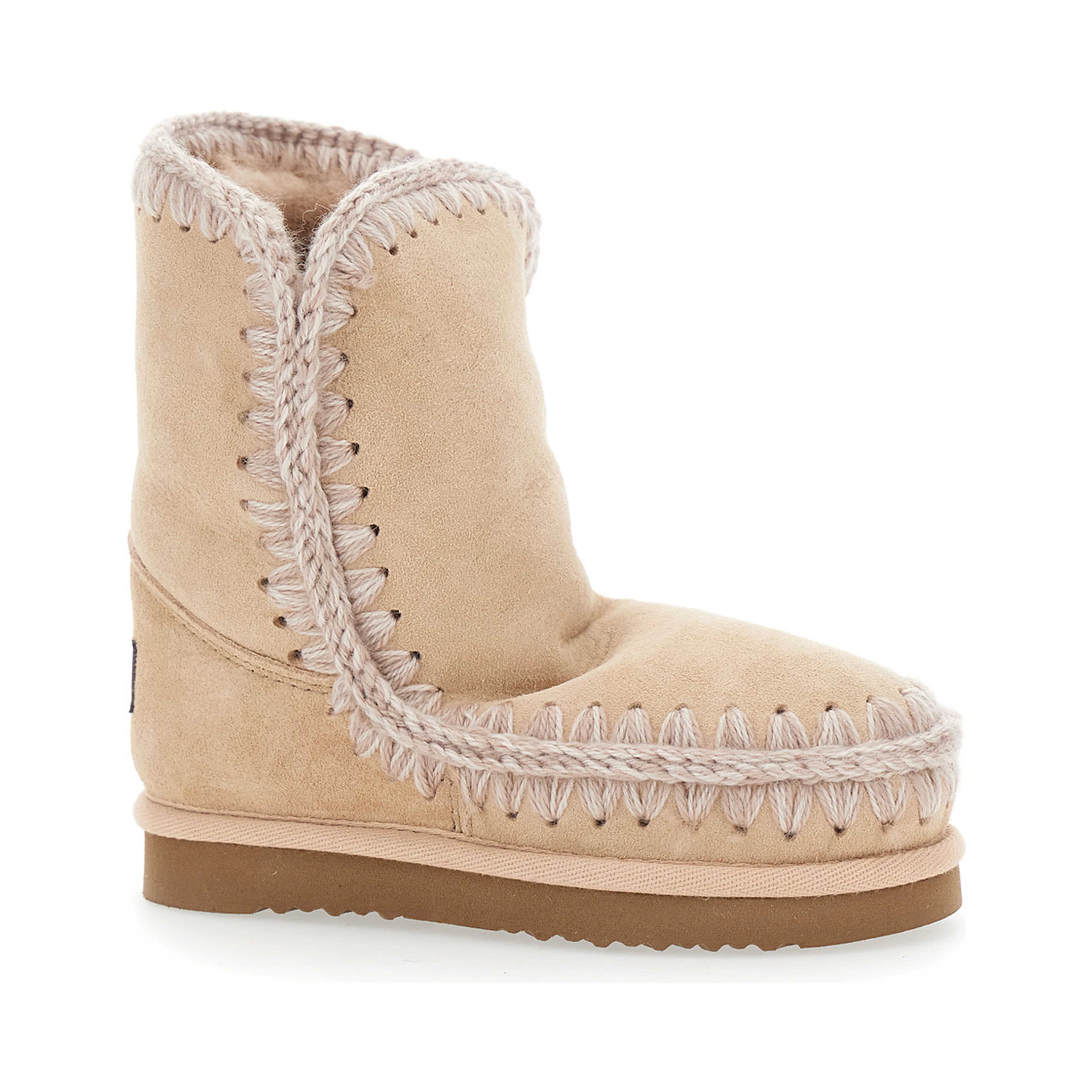 Eskino Pink Ankle Boots in Patent Suede Girl
