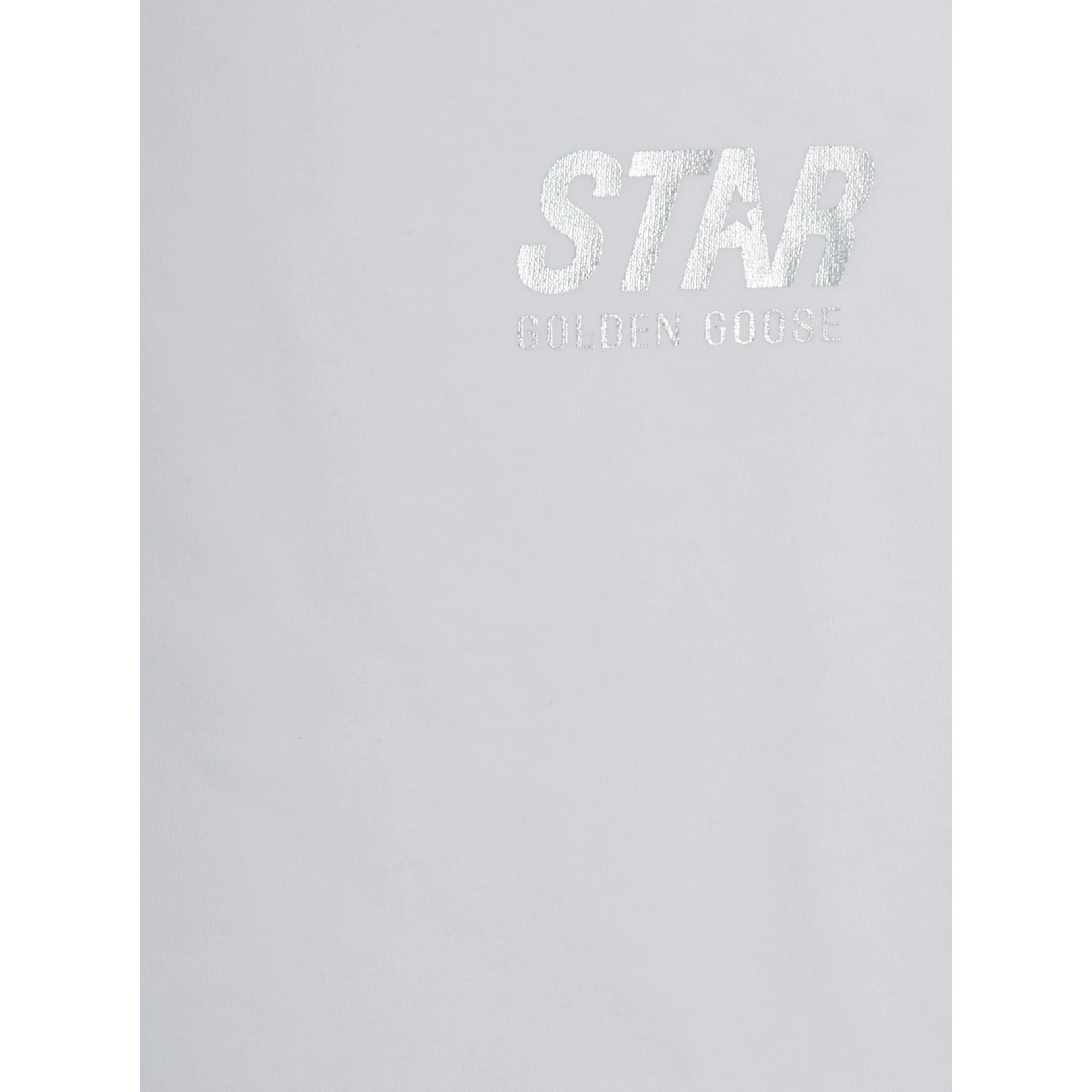 White T-Shirt with Round Neck and Logo on the Front in Cotton Boy