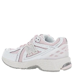 1906R Pink Low Top Sneakers with Logo Detail in Mix of Techno Fabrics Girl