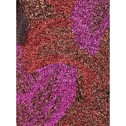 Fuchsia Mini Skirt with All-Over Broccato Motif and Concealed Rear Zip Closure in Tech Fabric Woman