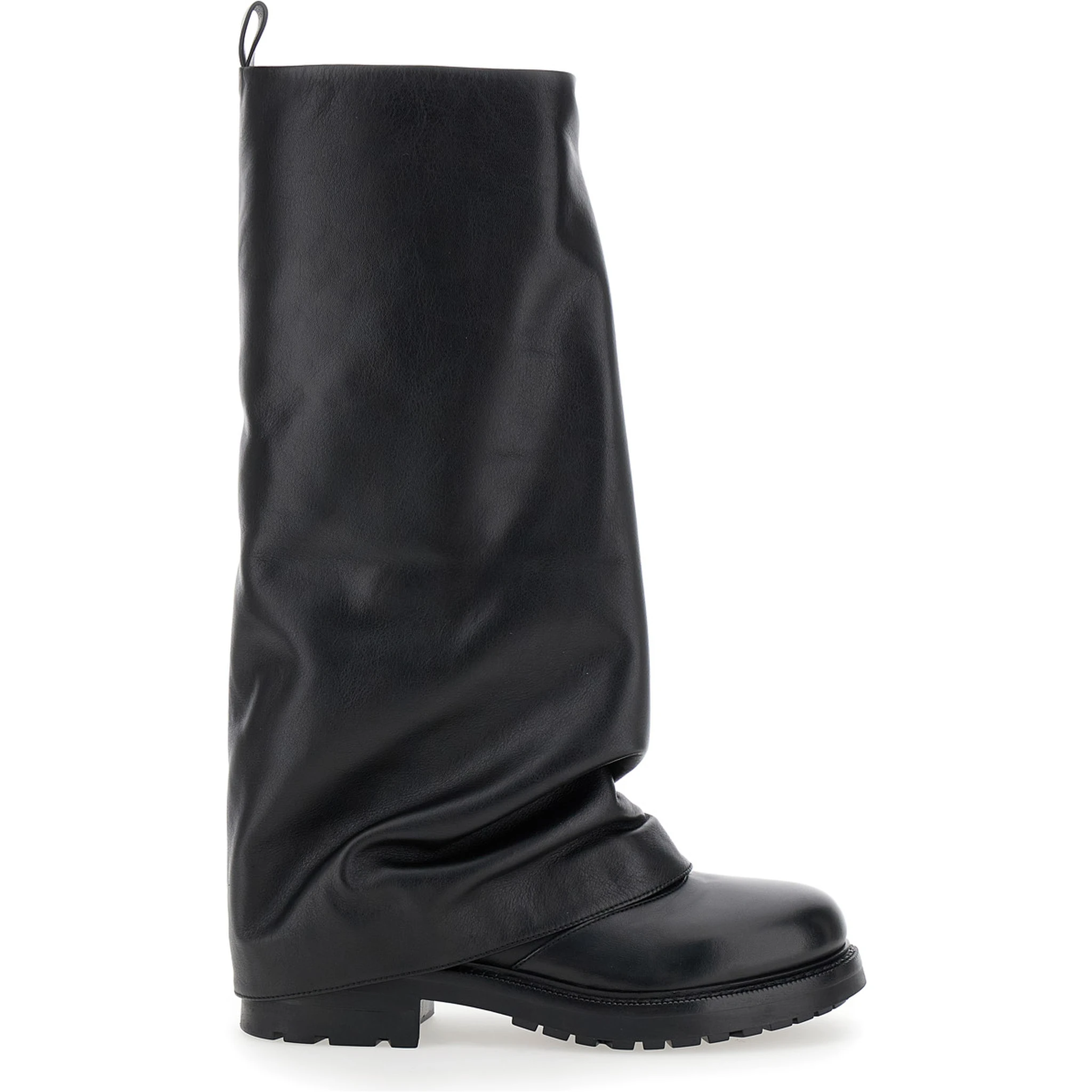 Ranger Black Leather Boots Woman