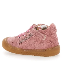 Pink Sneaker with Logo Printed on the Tongue in Rubber Baby