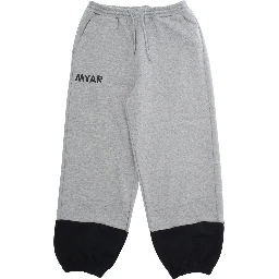 Multicolor Pants with Drawstring Elastic Waist and Logo Lettering on the Front in Cotton Boy