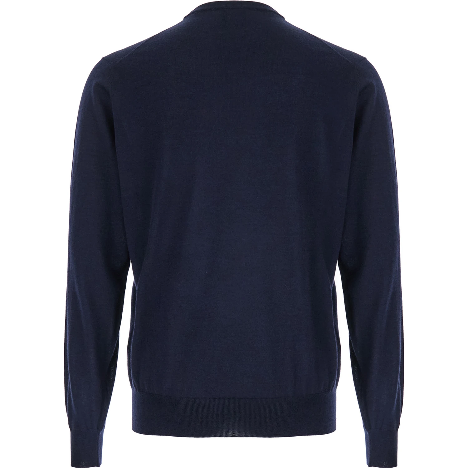 Blue Crewneck Sweater in Wool and Cashmere Man