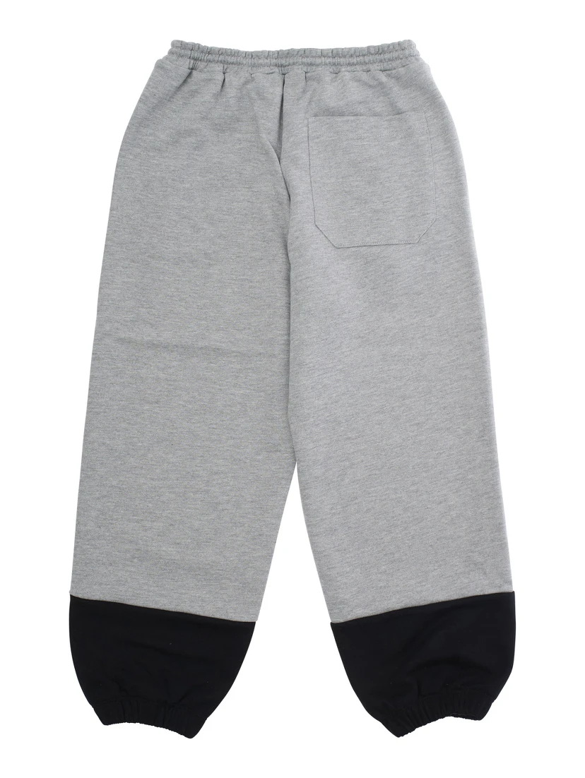 Multicolor Pants with Drawstring Elastic Waist and Logo Lettering on the Front in Cotton Boy