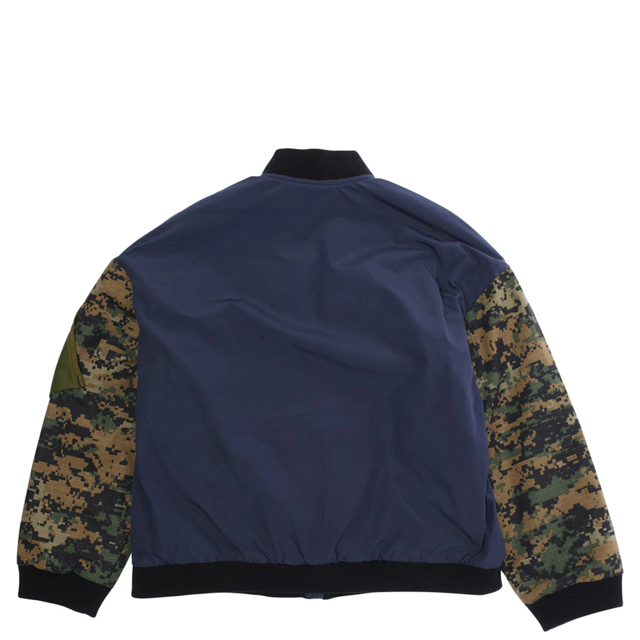 Multicolor Jacket with Sleeves with Military Motif and One Front Pocket with Check Motif in Fabric Boy