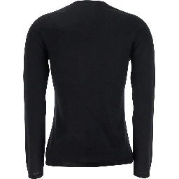 Black V-neck Sweater in Cashmere Woman