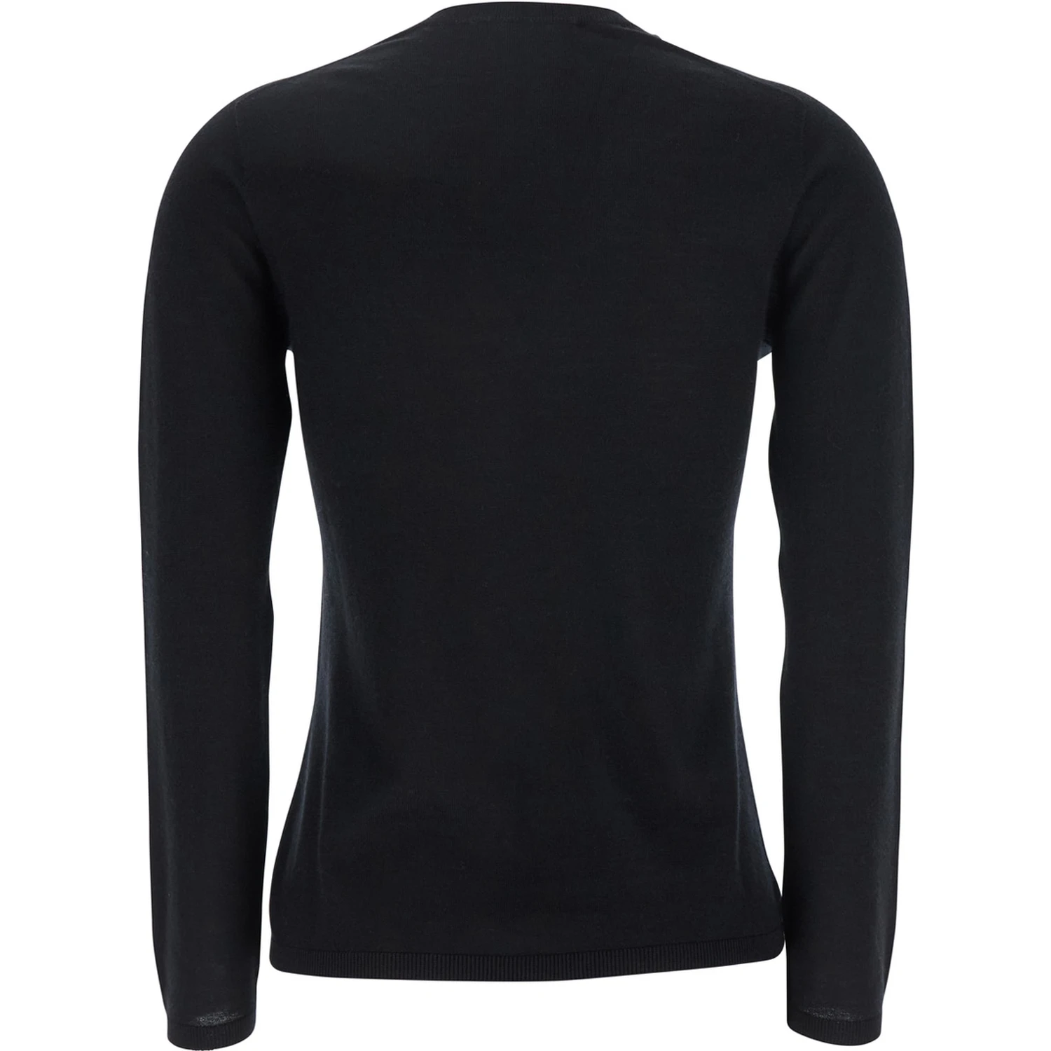 Black V-neck Sweater in Cashmere Woman