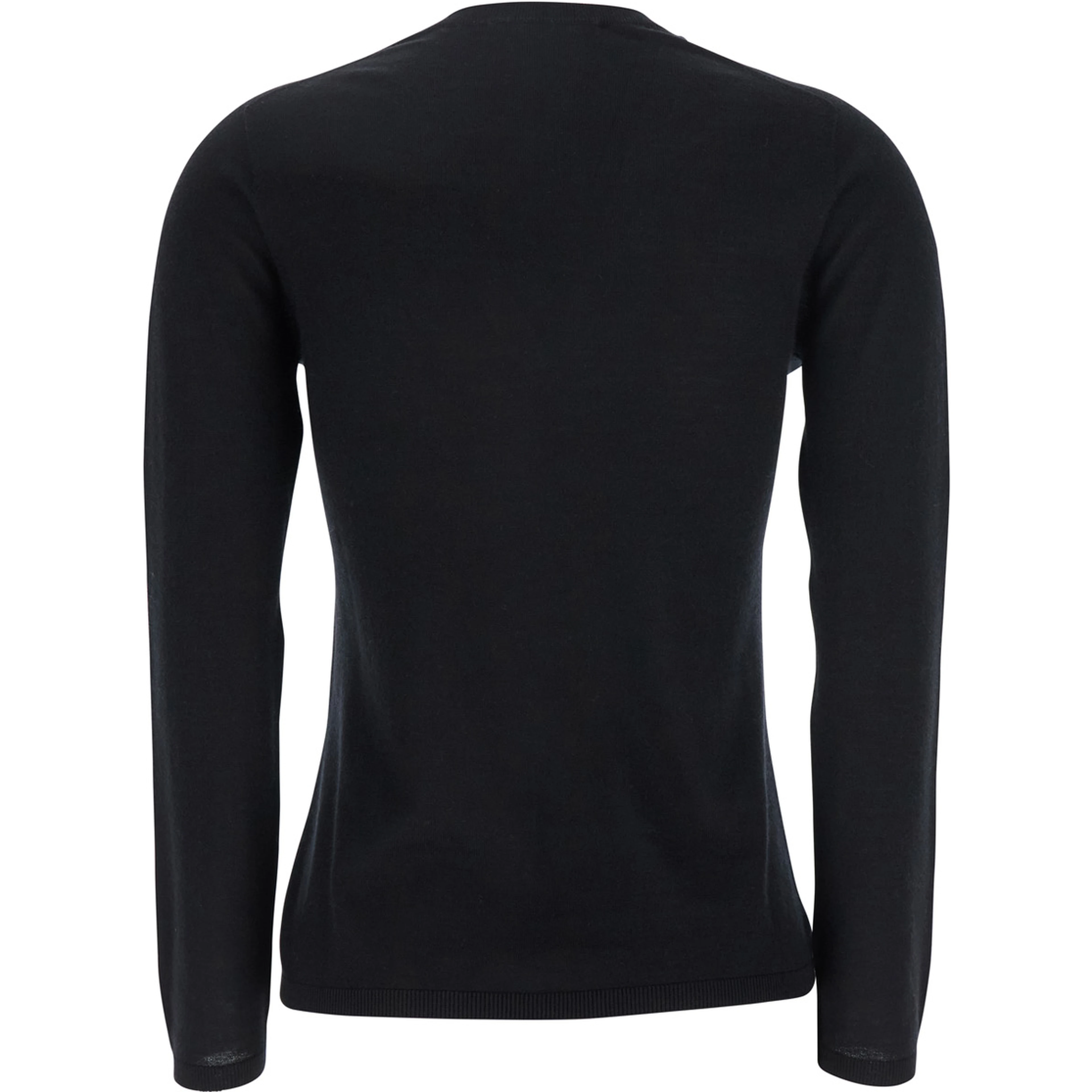 Black V-neck Sweater in Cashmere Woman