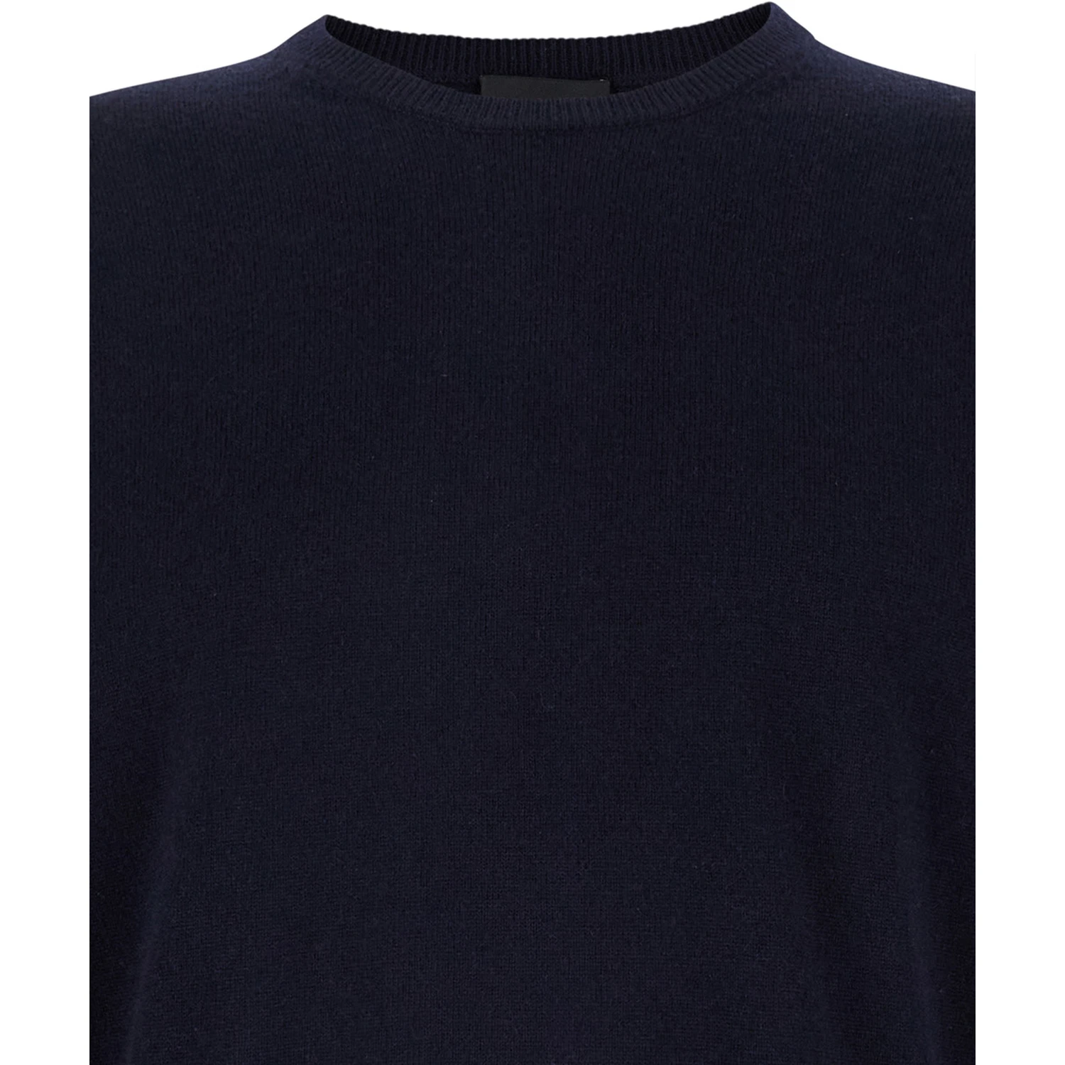 Blue Crewneck Long Sleeve Sweater in Cashmere Man