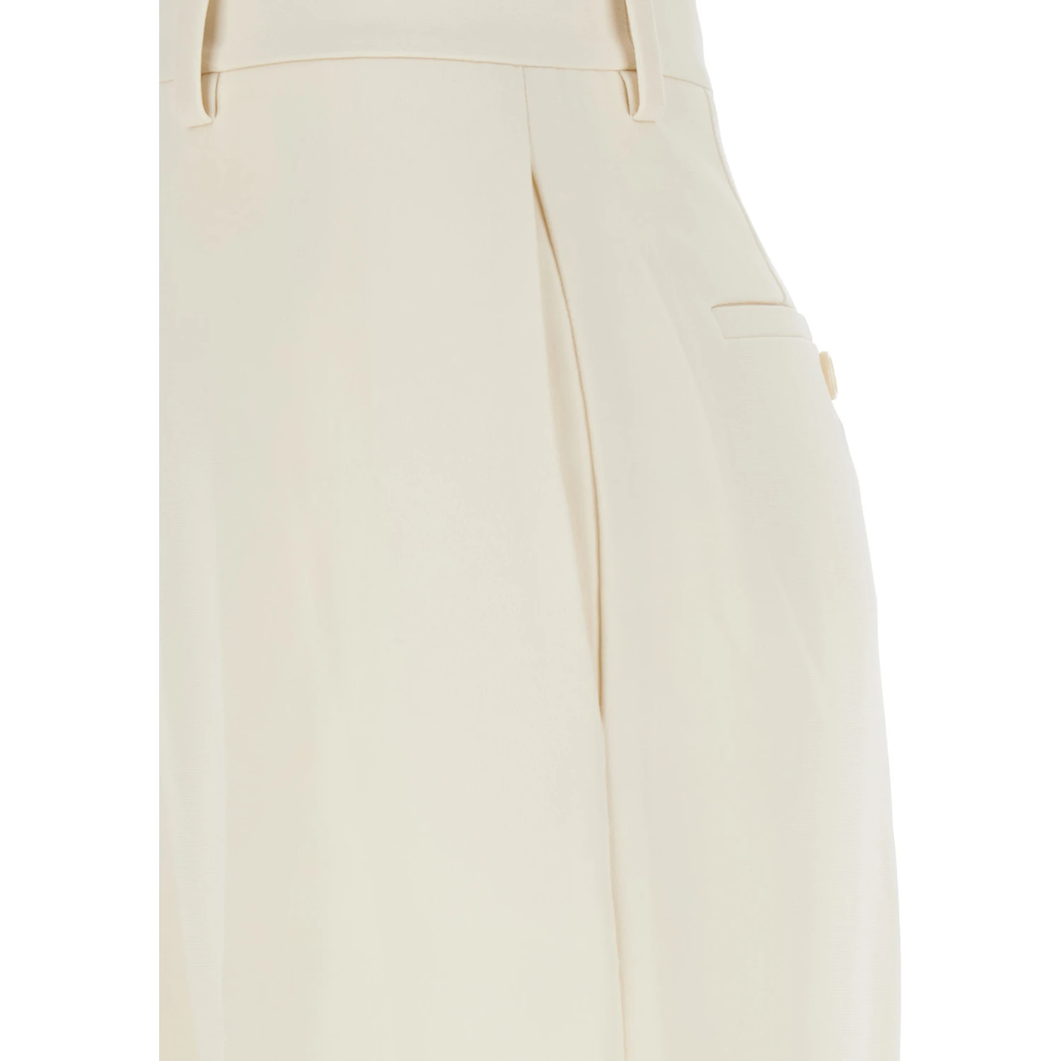 Admiral White Pants with Belt Loops in Tech Fabric Woman