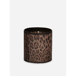 Patchouli Scented Candle with Leopard Print
