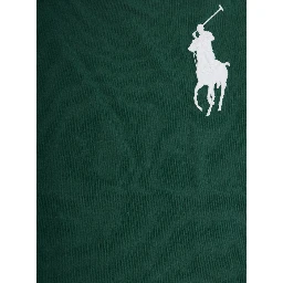 Green T-shirt with Logo in Cotton Boy