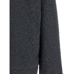 Peter Black Jacket with Classic Collar and Front Zip Closure in Wool Blend Man