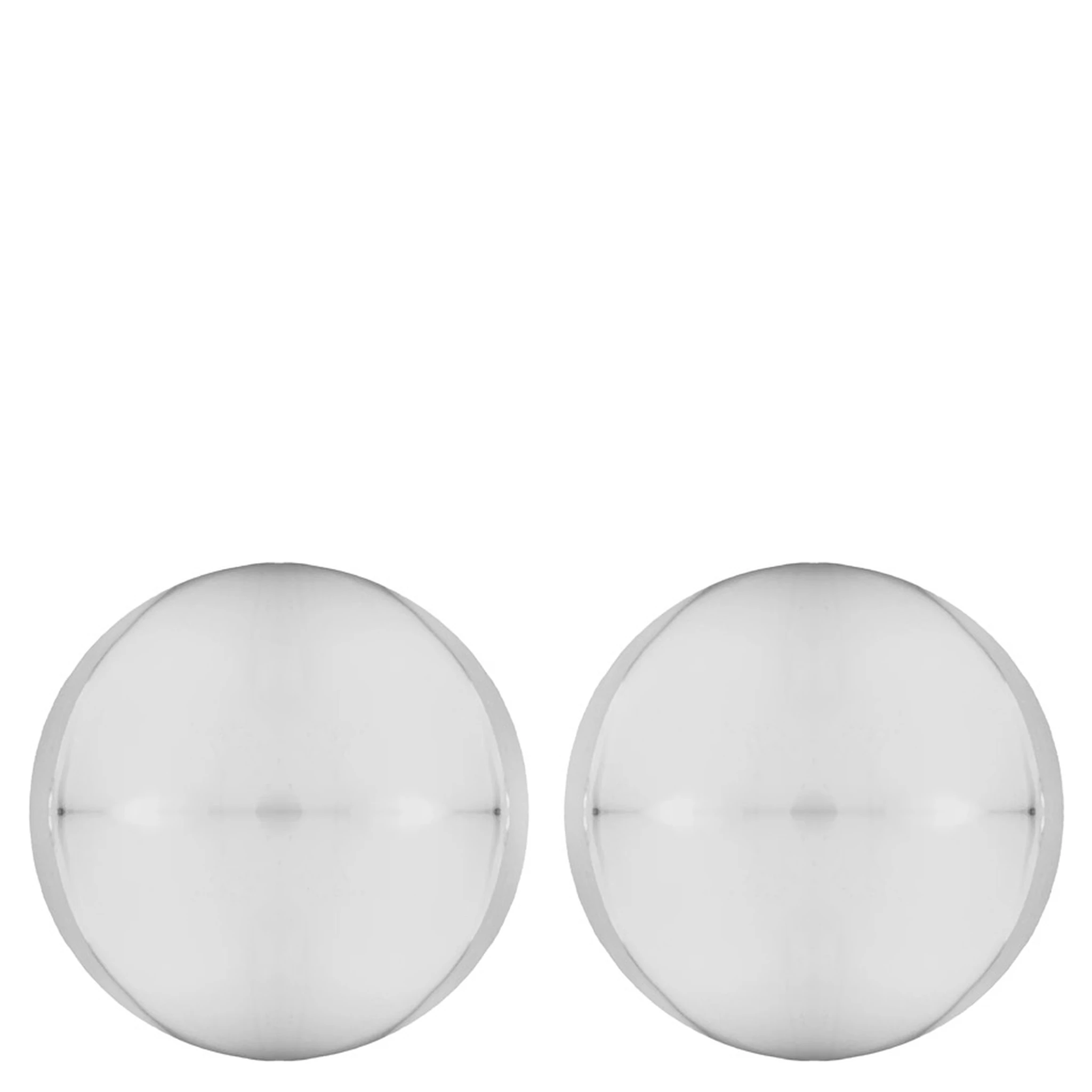 Luna Metallic Earings with Rear Butterfly Clasp Closure and Circular Design in Silver Plated Bronze Woman