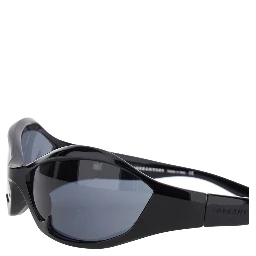 Black Sunglasses with Engraved Logo in Nylon Man