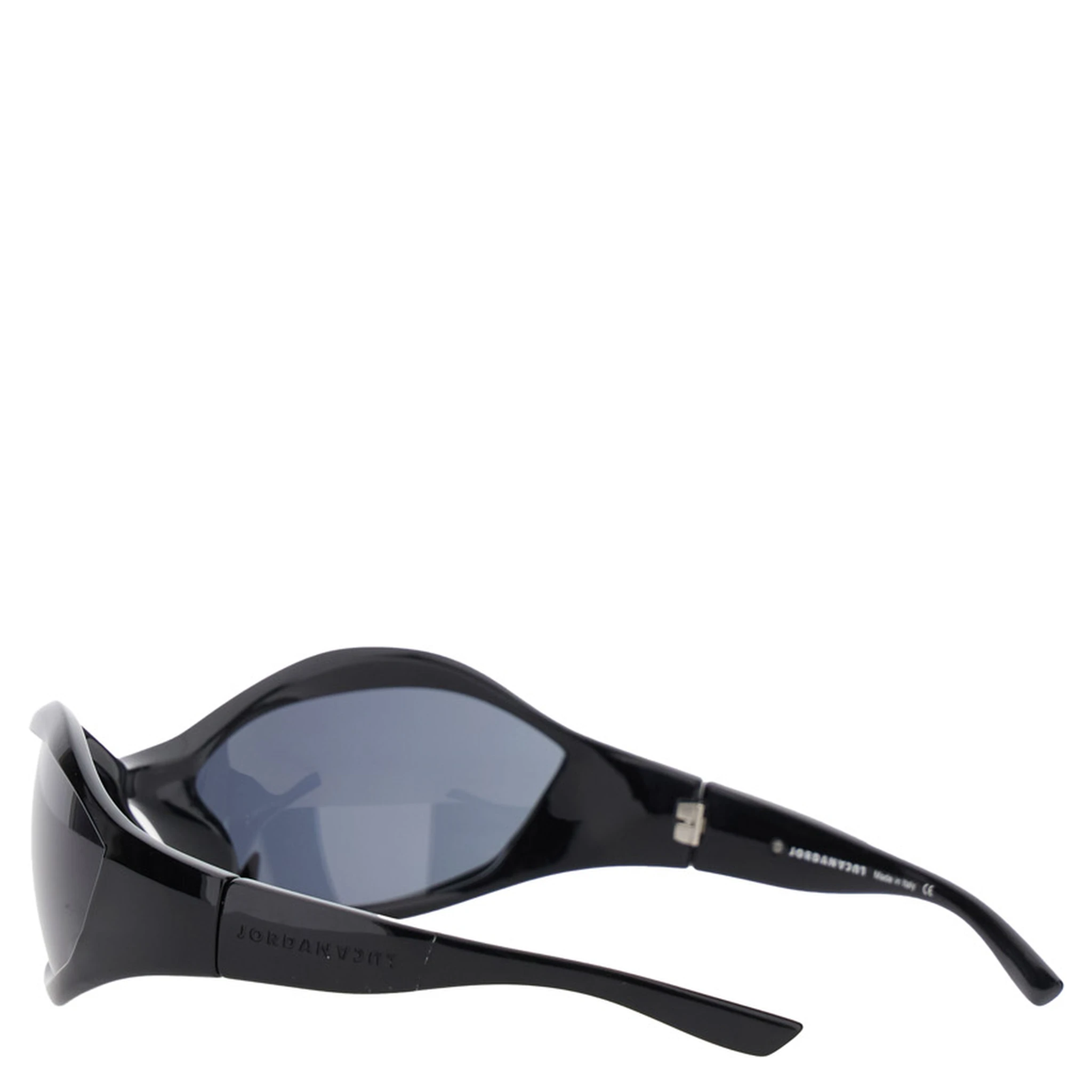 Black Sunglasses with Engraved Logo in Nylon Man