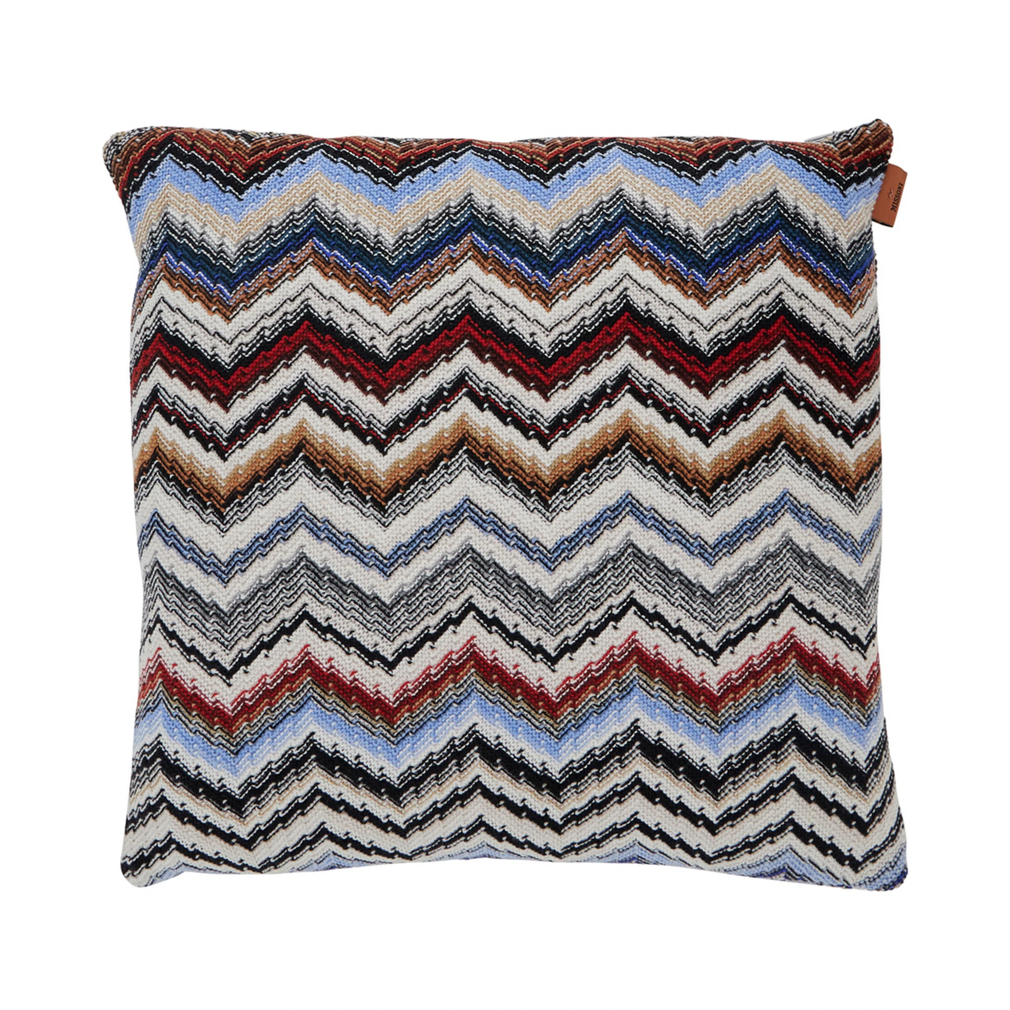 Colorado Multicolor Cushion with ZigZag Motif in Wool Home