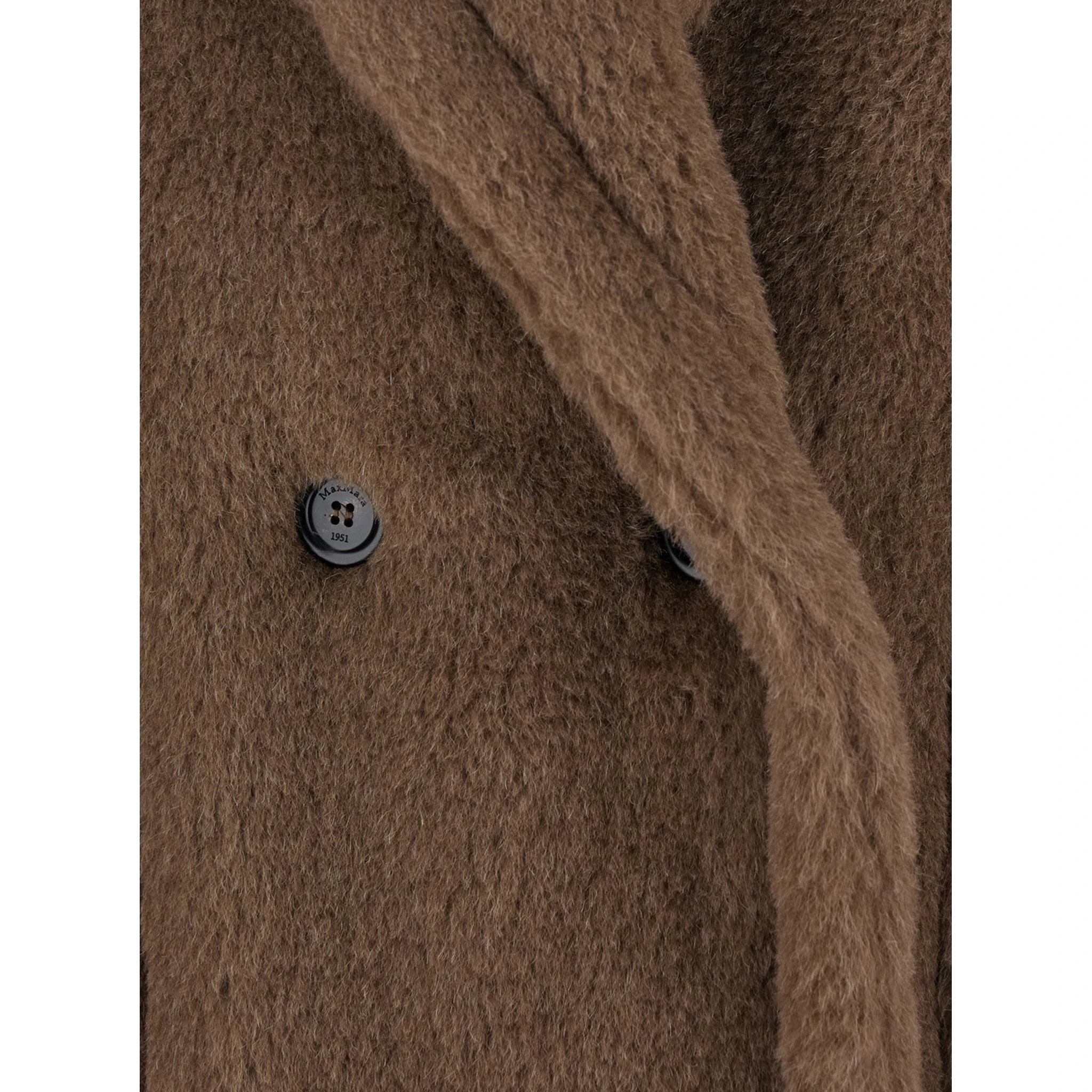 Brown Vest with Wide Classic Lapels in Fur Woman