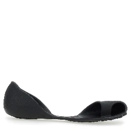 Zero Black Sneakers with Asymmetric Design in Tech Fabric Man