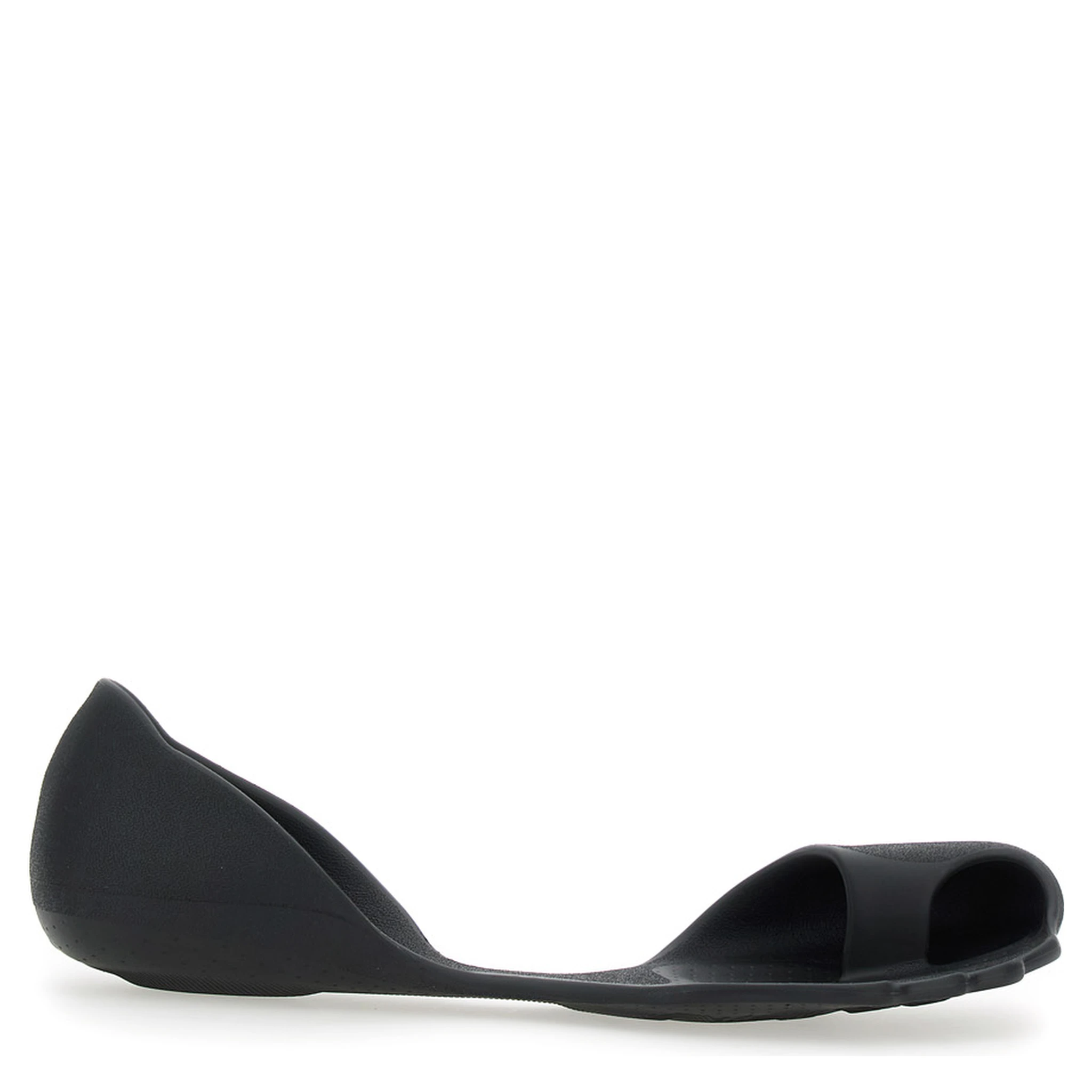 Zero Black Sneakers with Asymmetric Design in Tech Fabric Man