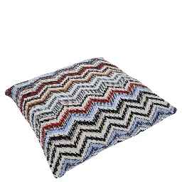 Colorado Multicolor Cushion with ZigZag Motif in Wool Home