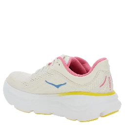 Bondi 9 White Low Top Sneakers with Maxi Logo Lettering on the Side in Tech Fabric Unisex