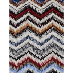 Colorado Multicolor Cushion with ZigZag Motif in Wool Home