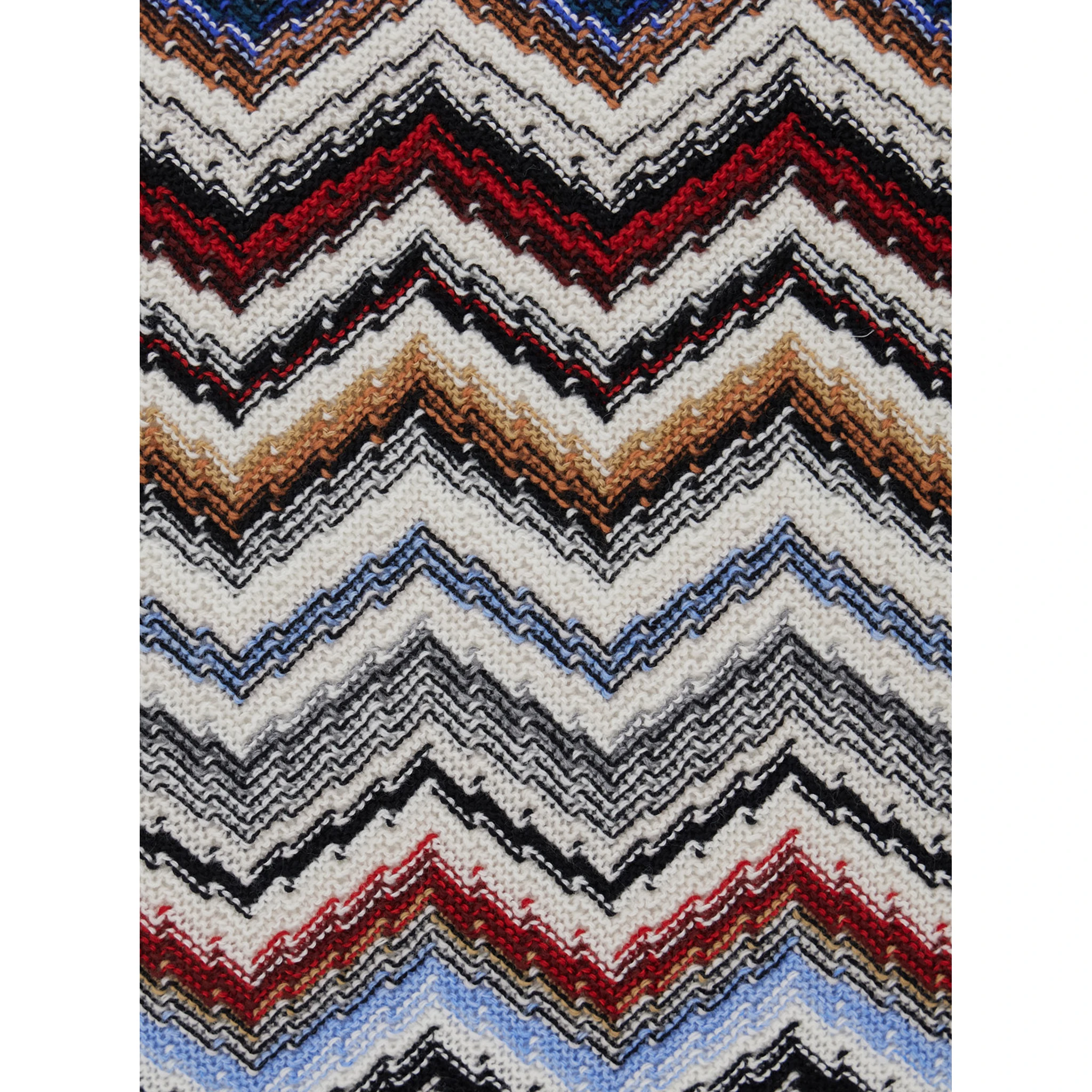Colorado Multicolor Cushion with ZigZag Motif in Wool Home