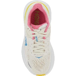 Bondi 9 White Low Top Sneakers with Maxi Logo Lettering on the Side in Tech Fabric Unisex