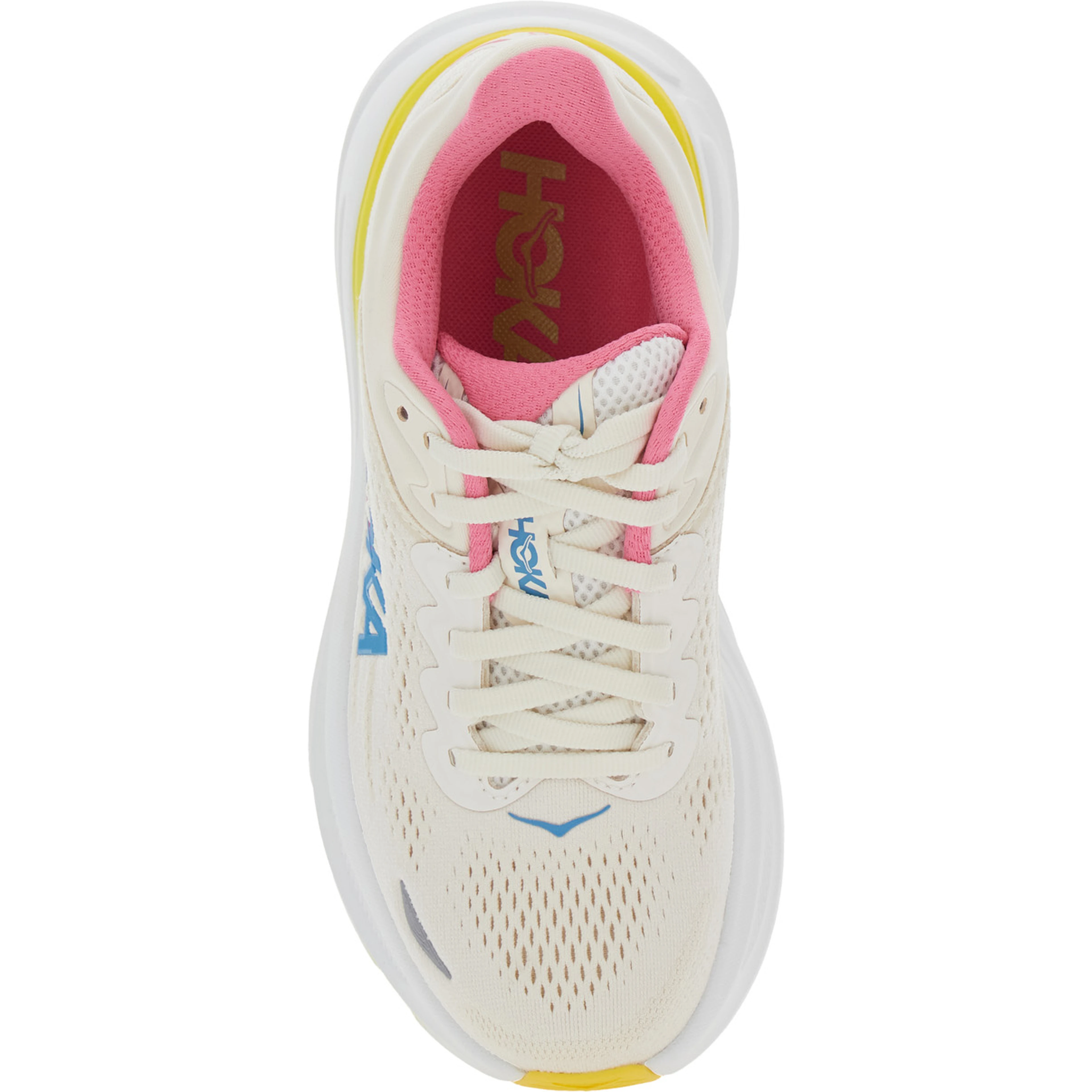 Bondi 9 White Low Top Sneakers with Maxi Logo Lettering on the Side in Tech Fabric Unisex