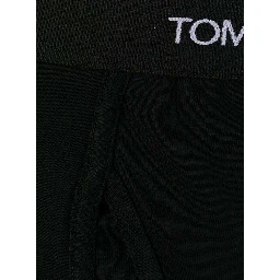 Black Cotton Boxer with Logo