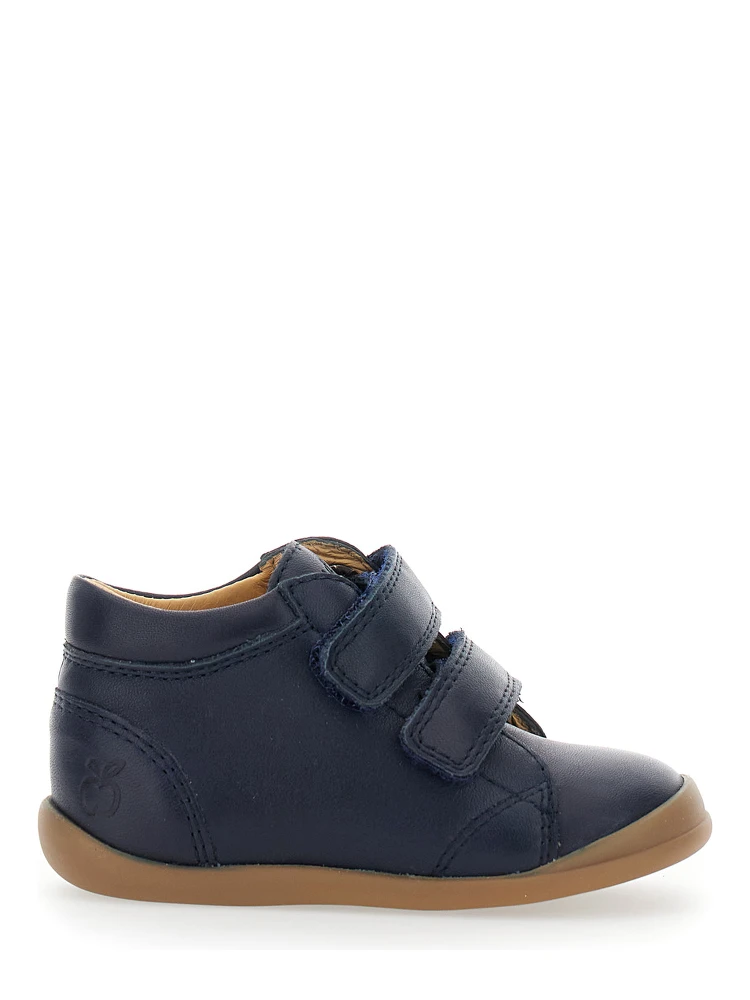 Blue Sneaker with Logo Printed on the Tongue in Rubber Boy