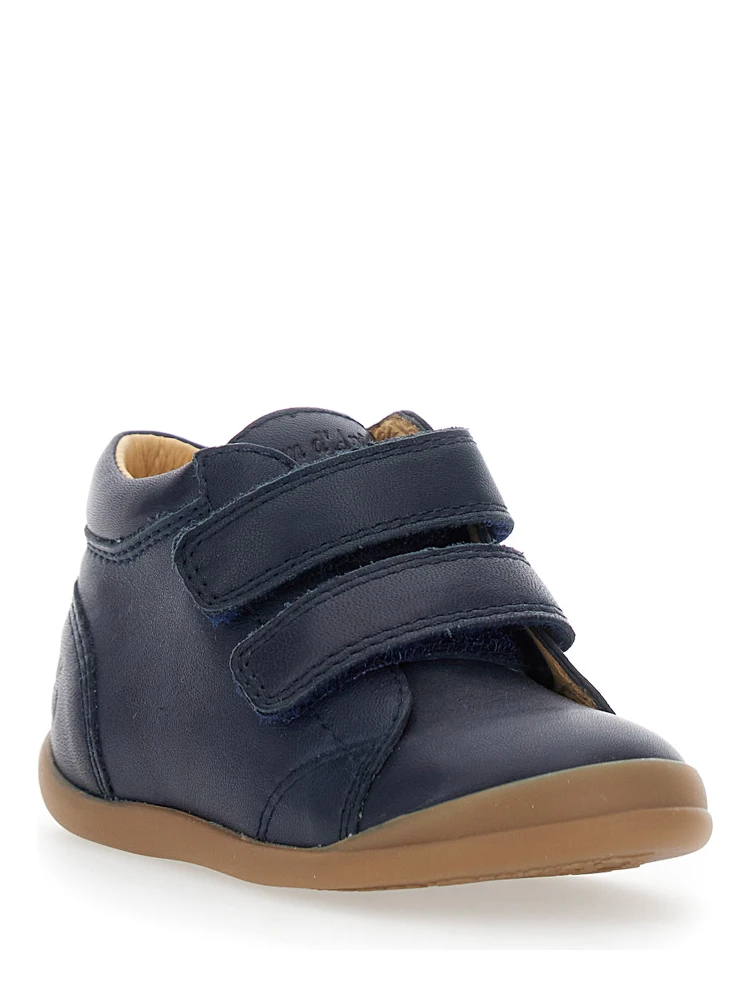 Blue Sneaker with Logo Printed on the Tongue in Rubber Boy alternative